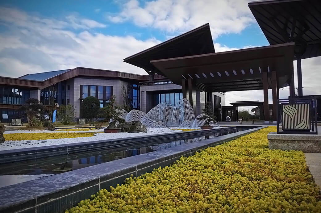 水景水藝，溫泉水景