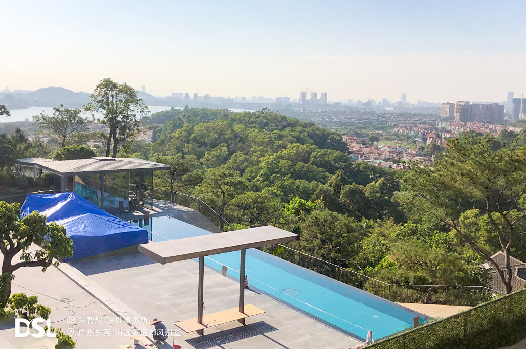 別墅泳池，室外泳館