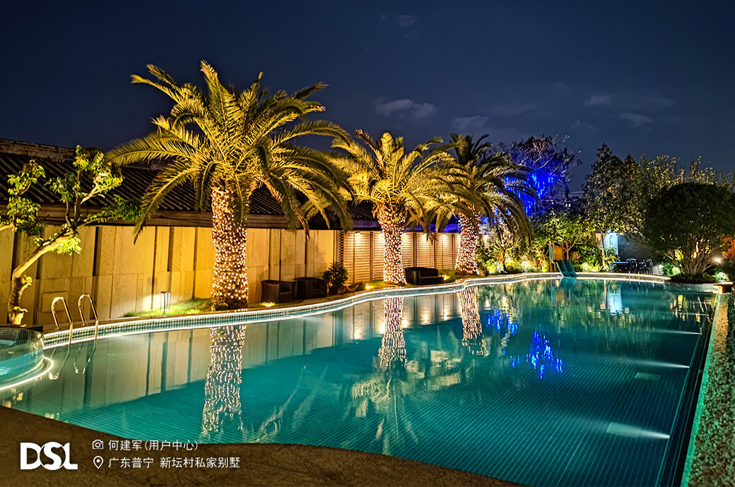 別墅泳池，室外泳池