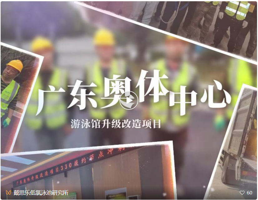 戴思樂集團(tuán)打造的廣東奧體中心游泳跳水館，獲央視CCTV-13專題報(bào)道